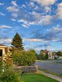 Afternoon (20 September 2022) @ 6:30 pm. View from my front steps to the east-southeast.