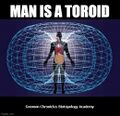 The Human Toroid is a science fiction medical adventure television series about a man whose digestive tract extends across time and space.