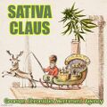 Sativa Claus, also known as Father Weed, Saint Highness, Saint Herb, Kris Kannabis, or simply Sativa, is a legendary plant originating in Western Christian culture which is said to bring gifts on Christmas Eve of dried flower buds and edibles to well-behaved adults, and either coal tar or nothing to naughty adults. He is said to accomplish this with the aid of Christmas elves, who grow the plants in his greenhouse at the North Pole, and flying reindeer who pull his sleigh through the air.