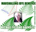 "Marshalling Idyl Benefice" is an anagram of "Michael Fielding Barnsley".