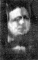 The first known photograph of a moving image produced by Baird's "televisor", as reported in The Times, 28 January 1926 (The subject is Baird's business partner Oliver Hutchinson.)
