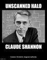 "Unscanned Halo" is an anagram of "Claude Shannon".