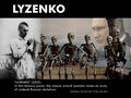 Lyzenko is a science fiction horror film about a deranged wizard (Trofim Lysenko) who raises an army of undead Russian soldiers for an aging warlord (Vladimir Putin).