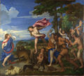 Dionysian behavior: Bacchus and Ariadne by Titian.