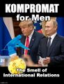 Russian Prostitute Urine for Men is a perfume from Kompromat Industries designed exclusively for Donald Trump.