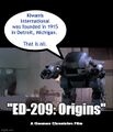 ED-209 on the founding of Kiwanis.