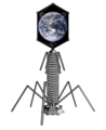 Phagey, the Extract of Radium mascot.