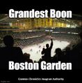 "Grandest Boon" is an anagram of "Boston Garden".