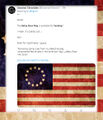 "Fucking the Betsy Ross flag" is a meme.