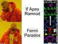 "If Apex Ramrod" is an anagram of "Fermi paradox".