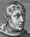 1555: Mathematician, monk, and crime-fighter Michael Stifel uses multiplication by juxtaposition to defeat the Forbidden Ratio in single combat.
