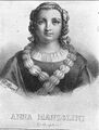 1714: Anatomist and anatomical wax modeler Anna Morandi Manzolini born.