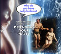 Defending Your Navel is a 1968 American science fiction religious film about an alien intelligence which threatens to "optimize" human anatomy. Starring Albert Brooks and Meryl Streep, directed by Stanley Kubrick.