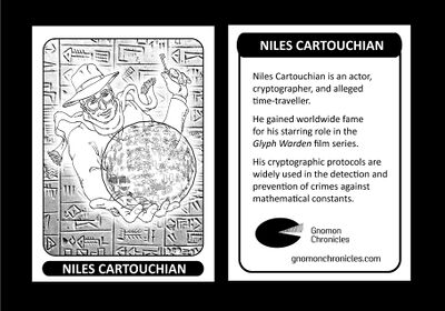 Niles Cartouchian trading card
